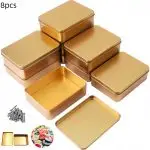 Gold boxes x8