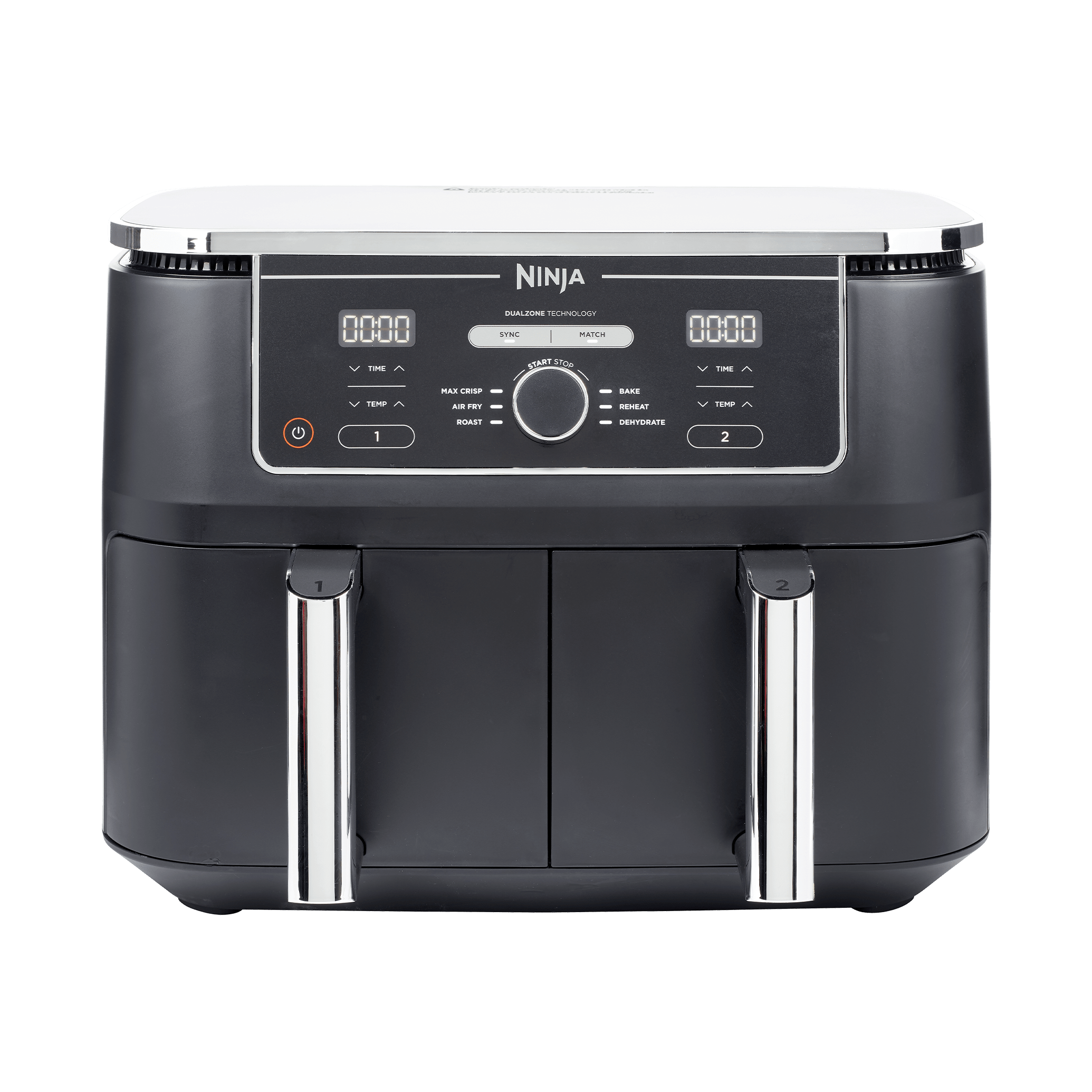 AF400UK_01.png Ninja Foodi MAX Dual Zone Air Fryer in Black | AF400UK | by SharkNinja - Image 1
