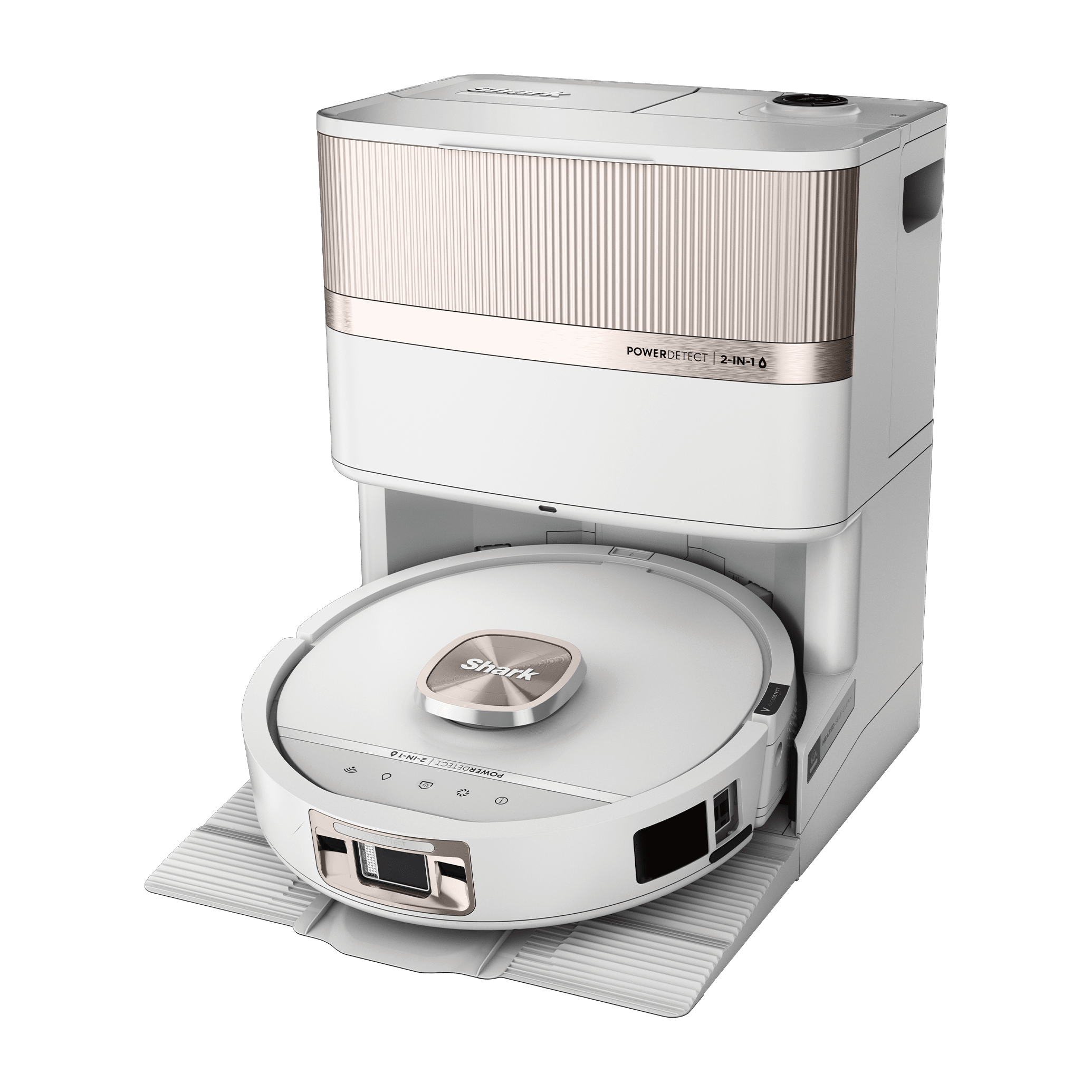 AV3010XEUKWH_01.png Shark PowerDetect UV Reveal 2-in-1 Vac & Mop Robot Vacuum – White | AV3010XEUKWH | by SharkNinja - Image 1