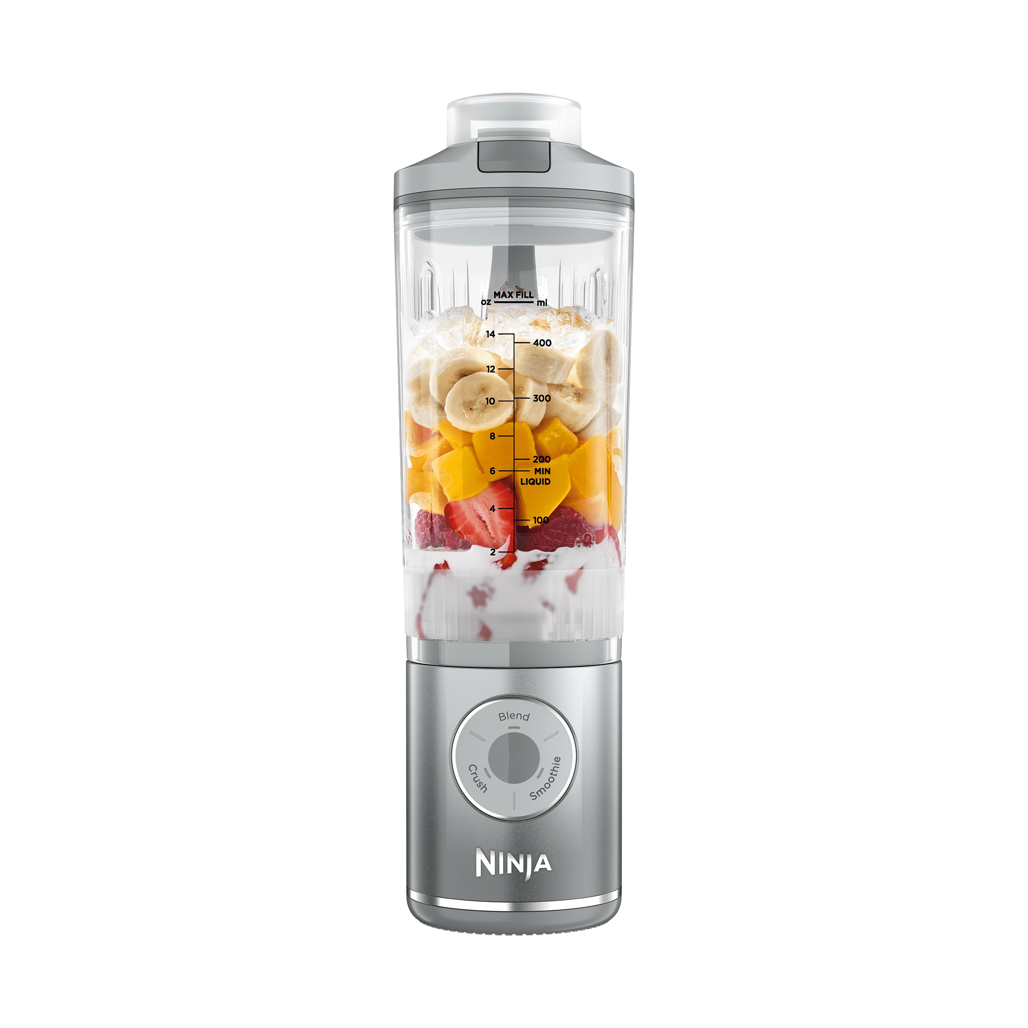 BC251UKSL_01.png Ninja Blast Max Portable Blender in Silver | BC251UKSL | by SharkNinja - Image 1