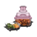 Ninja CRISPi 4-in-1 Portable Glass Air Fryer in Cherry Blossom | FN101UKPK1 | by SharkNinja