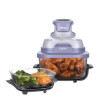 Ninja CRISPi 4-in-1 Portable Glass Air Fryer in Purple Mist | FN101UKPU5 | by SharkNinja