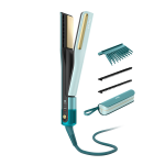 Shark SilkiPro Straight Hair Straightener & Dryer in Turquoise Wave | HT401UKBL | by SharkNinja