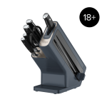 Ninja Foodi StaySharp Knife Block with Integrated Sharpener – 6-Piece Set in Cyber Space | K32006UKCYD | by SharkNinja