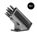 Ninja Foodi StaySharp Knife Block with Integrated Sharpener 6-Piece Set [] in Silver/Black | K32006UK | by SharkNinja