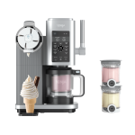 Ninja CREAMi Scoop & Swirl 13-in-1 Soft Serve & Ice Cream Maker in Platinum Silver | NC701UK | by SharkNinja