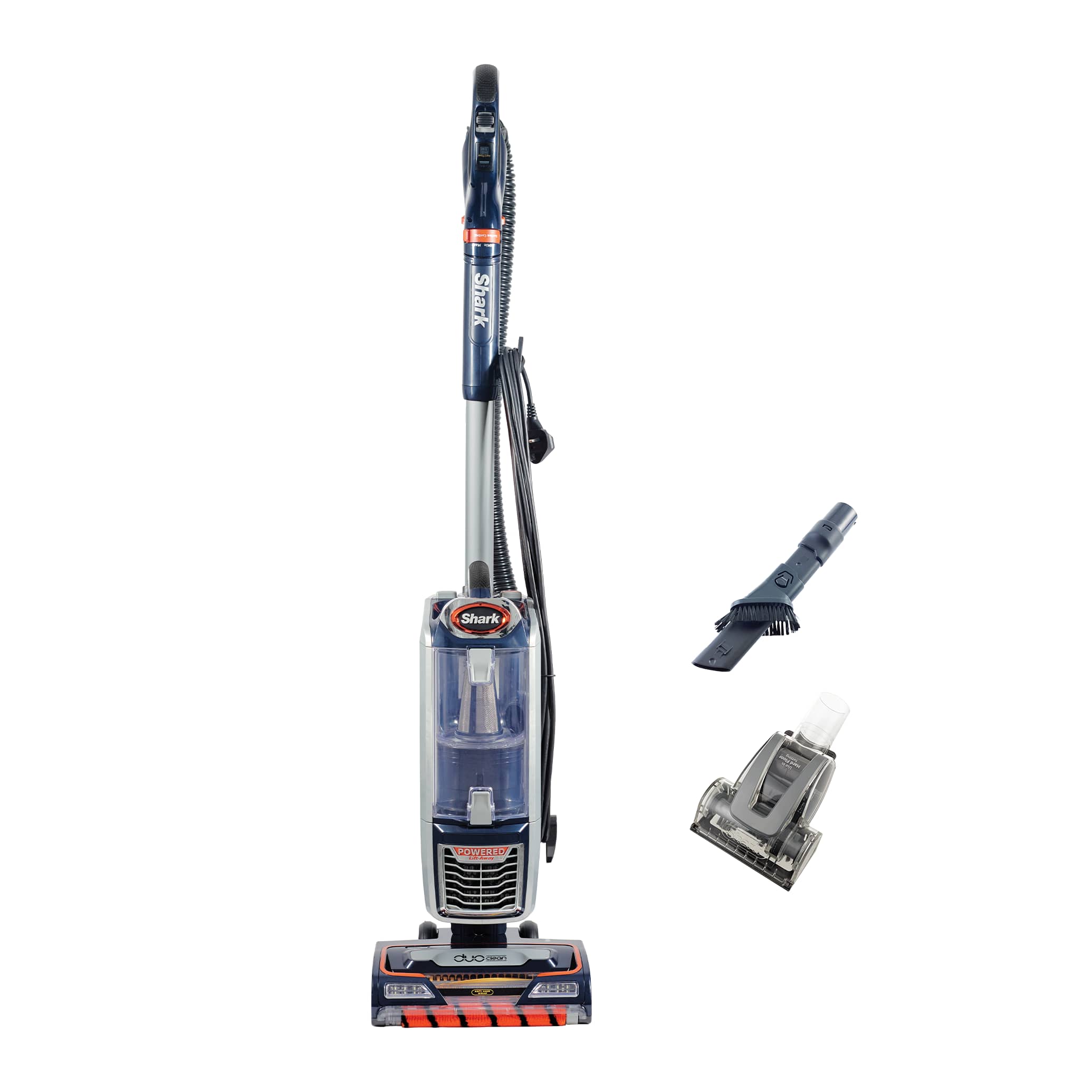 NZ801UKT_01.jpg Shark Classic Anti Hair Wrap Upright Pet Vacuum in Navy/Orange | NZ801UKT | by SharkNinja - Image 1
