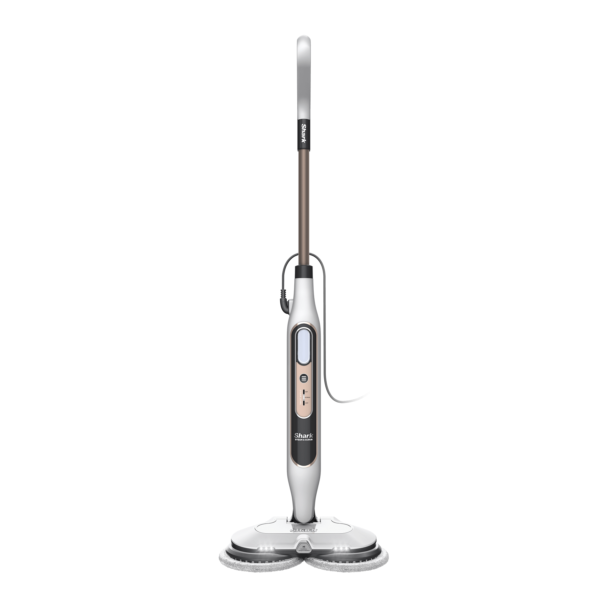 S8201UK_01.png Shark Steam & Scrub Automatic Steam Mop with Steam Blaster in White/Grey | S8201UK | by SharkNinja - Image 1